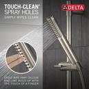 Delta Universal Showering Components: 2-Setting Hand Shower with ProClean Spray Slide Bar Mount 