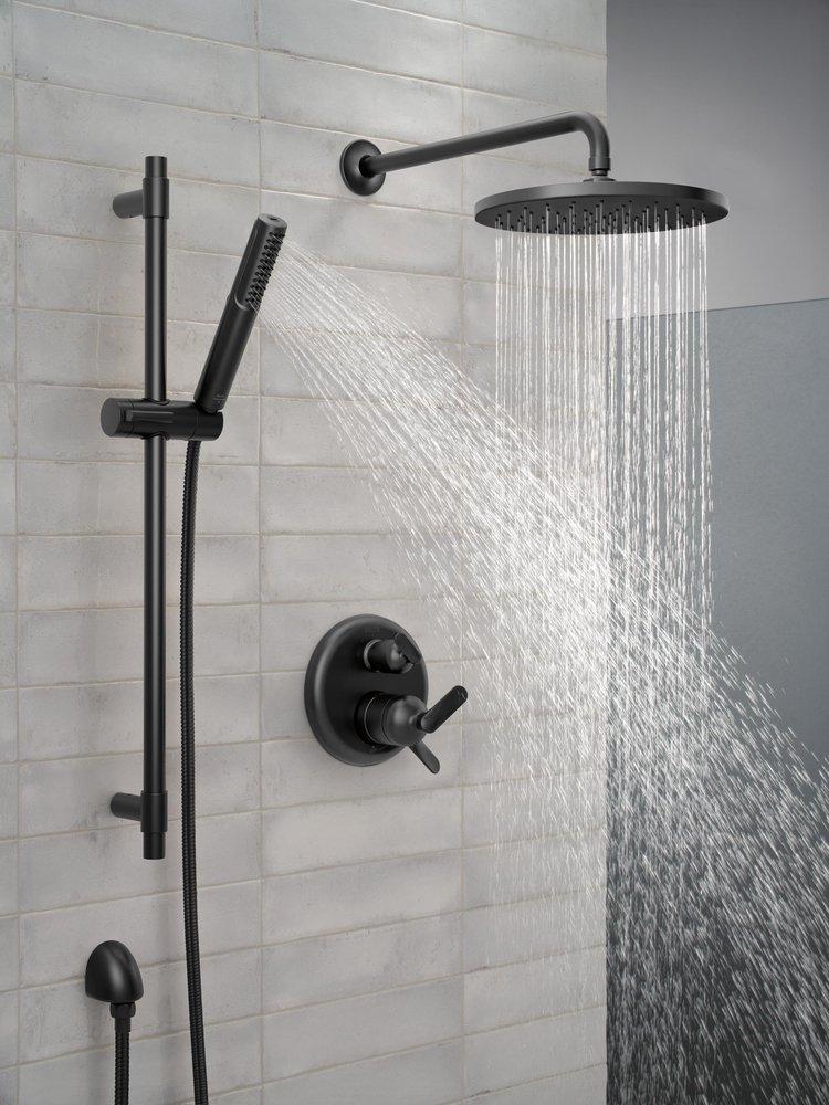 Delta Universal Showering Components: 2-Setting Hand Shower with ProClean Spray Slide Bar Mount 