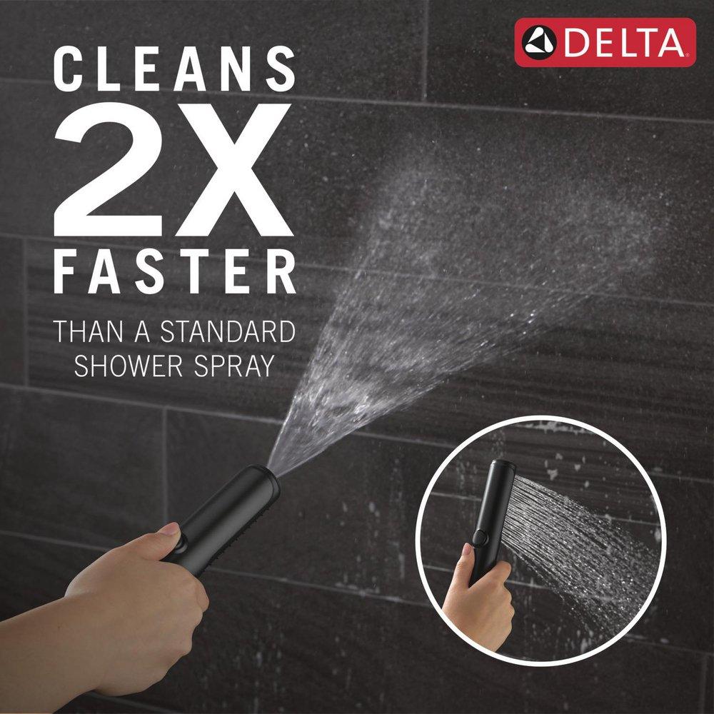 Delta Universal Showering Components: 2-Setting Hand Shower with ProClean Spray Slide Bar Mount 