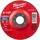 4-1/2"" x 1/4"" x 7/8"" Metal Grinding Wheel - Type 27 