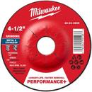 4-1/2"" x 1/4"" x 7/8"" Performance+ Metal Grinding Wheel - Type 27 