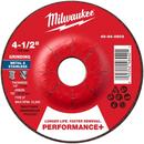 4-1/2"" x 1/4"" x 7/8"" Performance+ Metal Grinding Wheel - Type 27 