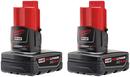 M12&trade; REDLITHIUM&trade; XC4.0 Battery Two Pack 