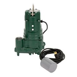 115V 1 HP Effluent Pump With Variable Level Float Switch