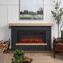 Bernice 67"" Landscape Electric Fireplace in Charcoal by Real Flame 