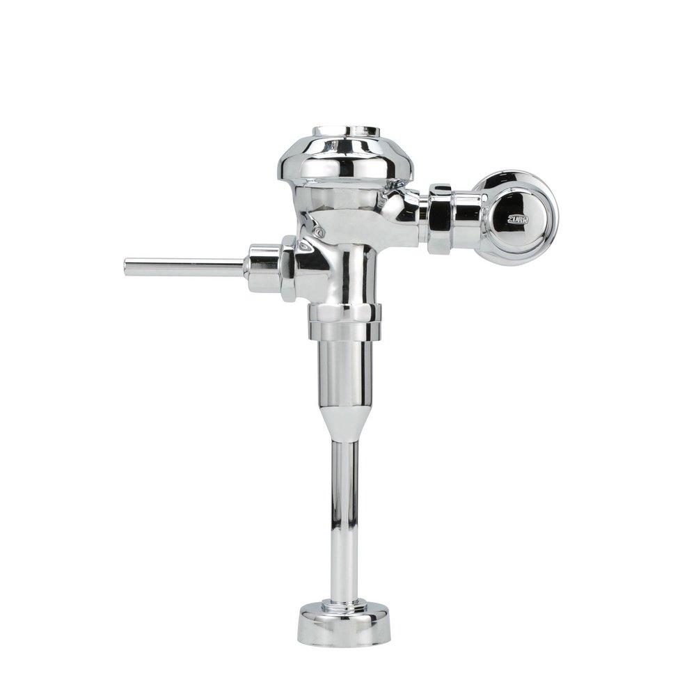 Zurn Chrome Plated 1.0 gpf Diaphragm Manual Flush Valve 