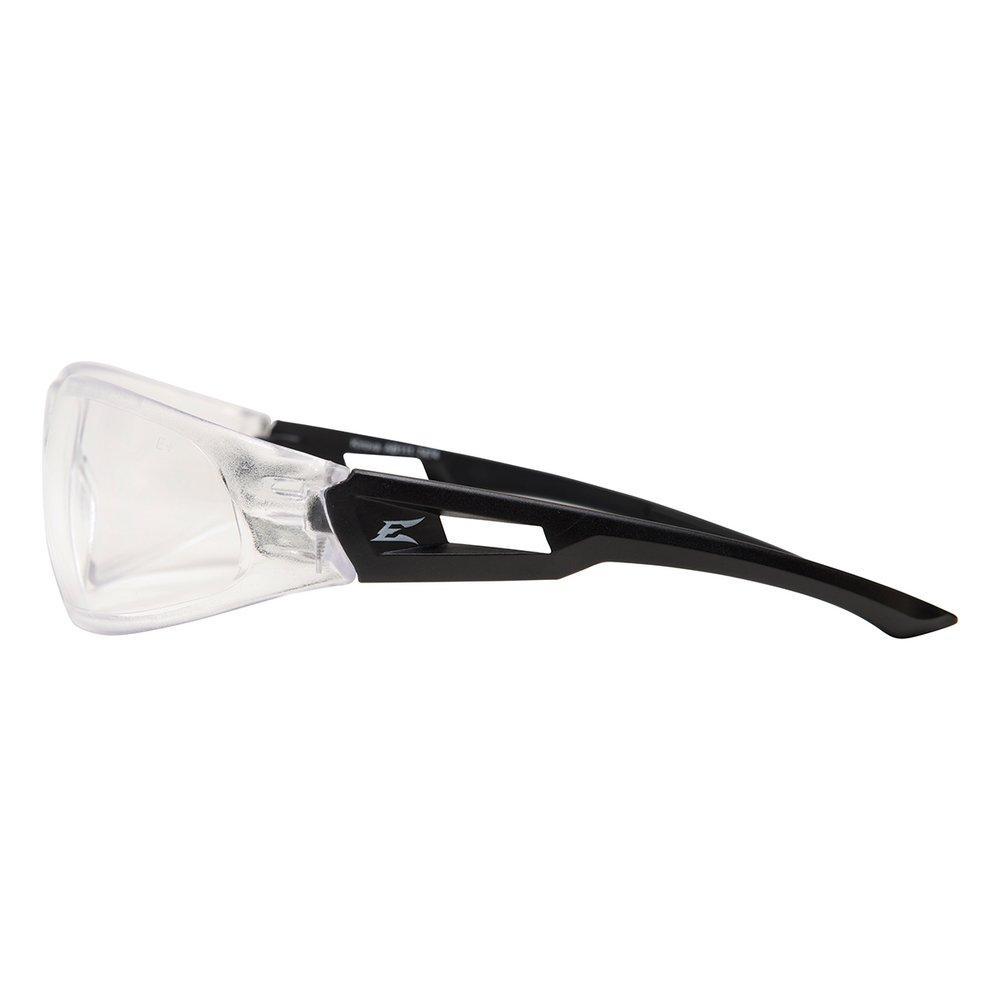 Edge Eyewear Safety Glasses with Black Frame 