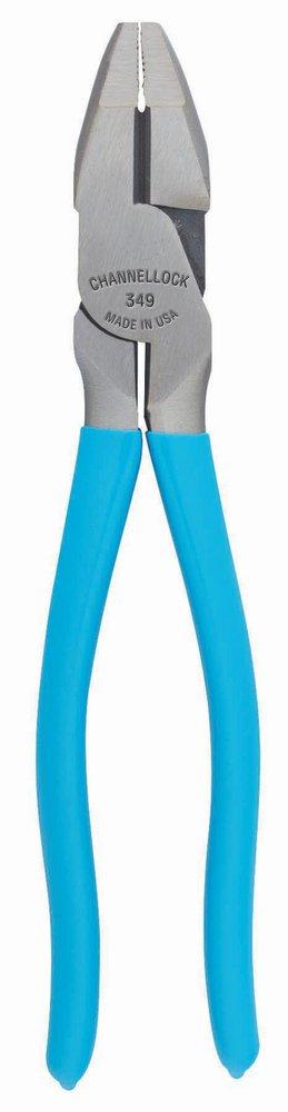 Channellock Polished Steel 9 in. Linemans Wiremaster Plier 
