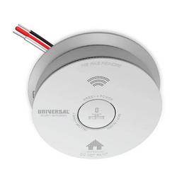 USI Photoelectric Smoke & Fire Alarm Hardwired with 10 Year Battery Backup