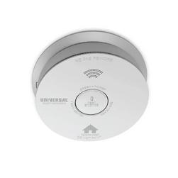 USI 10-Year Photoelectric Smoke Fire & Carbon Monoxide Alarm Battery Powered Voice Alarm