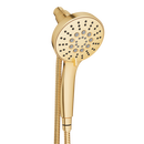 PROFLO&reg; Brushed Gold Multi Function Magnetic Hand Shower 