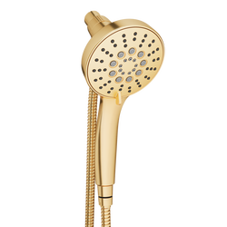 Multi Function Magnetic Hand Shower in Brushed Gold