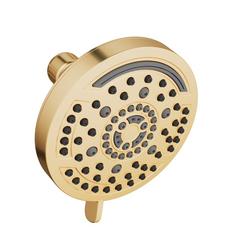 Multi Function Showerhead in Brushed Gold