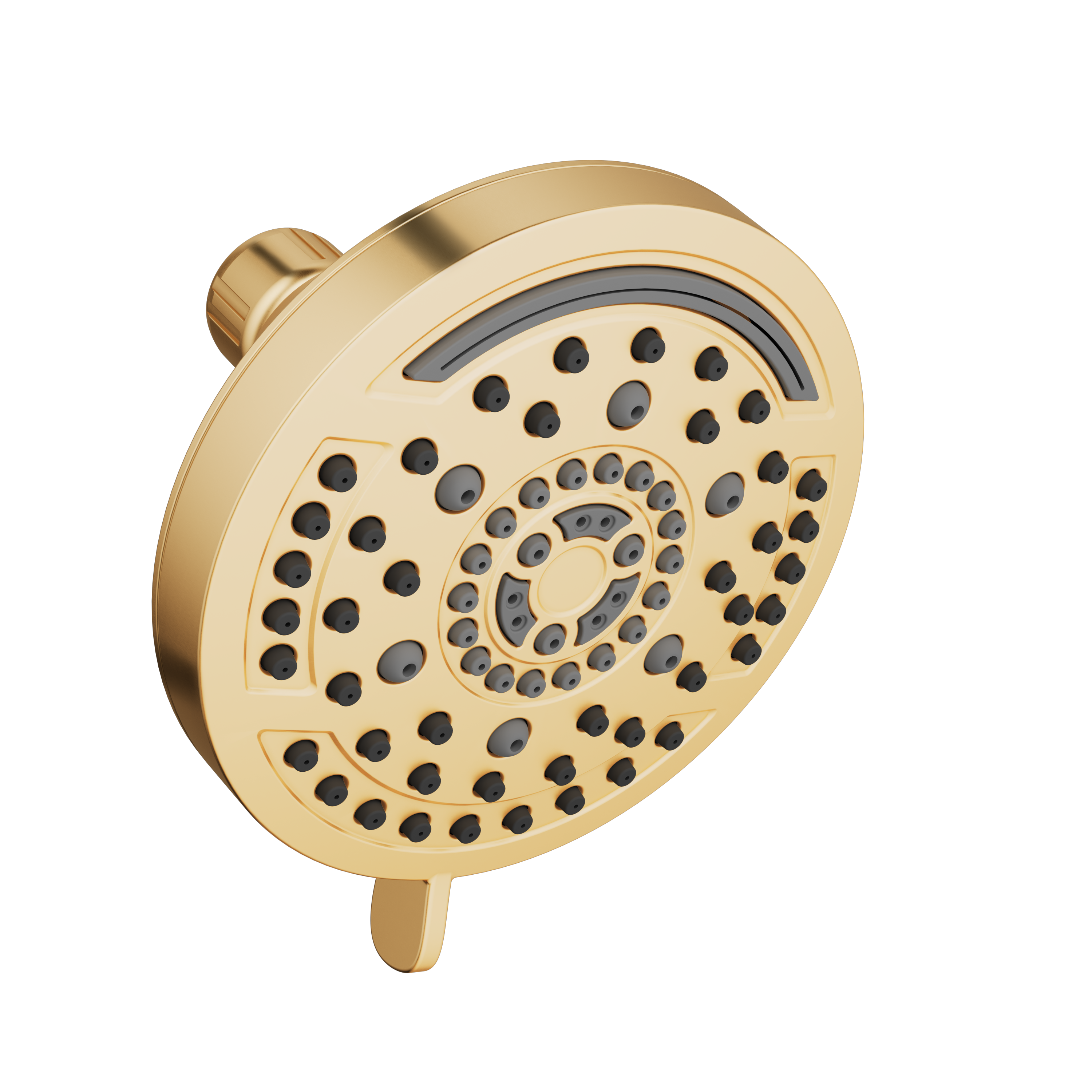 PROFLO&reg; Brushed Gold Multi Function Showerhead 