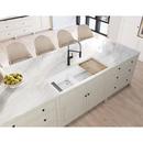 45 in. Undermount Quartz Double Bowl Workstation Kitchen Sink in Arctic Fox 
