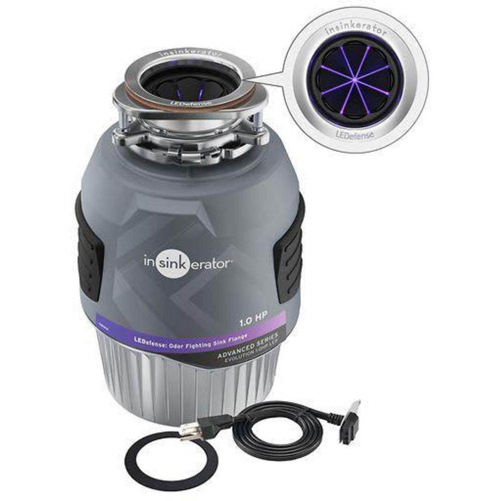 Evolution 1.0HP LED Garbage Disposer W/CDK 