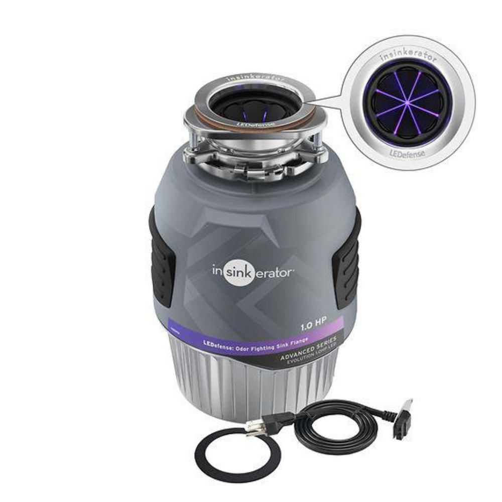 Evolution 1.0HP LED Garbage Disposer W/CDK 