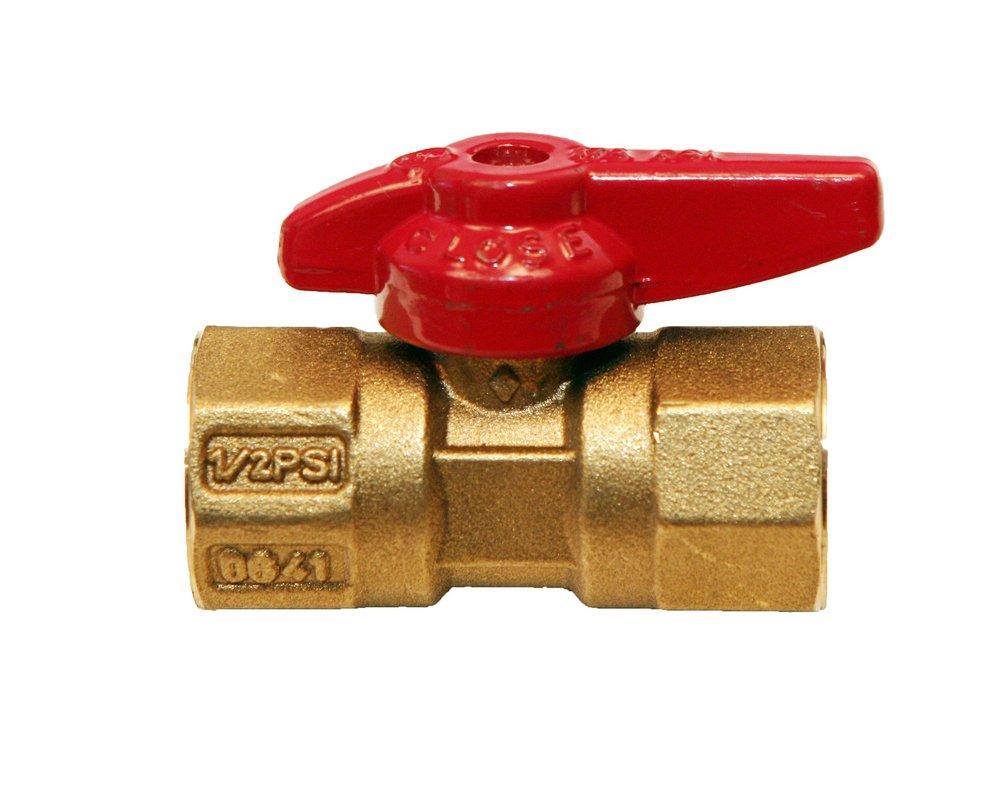 PROFLO&reg; Brass FIPT Lever Handle Gas Ball Valve 