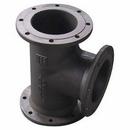 Flanged Black 125# Cast Iron Tee 