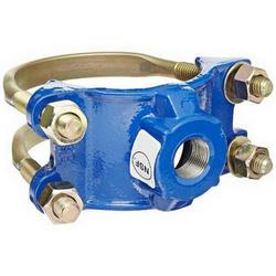 4 x 2 in. NPT Ductile Iron Double Strap Saddle