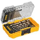 DEWALT Gold Ferrous Oxide 1/16 - 3/8 in. Straight 16-Piece Bit Set 
