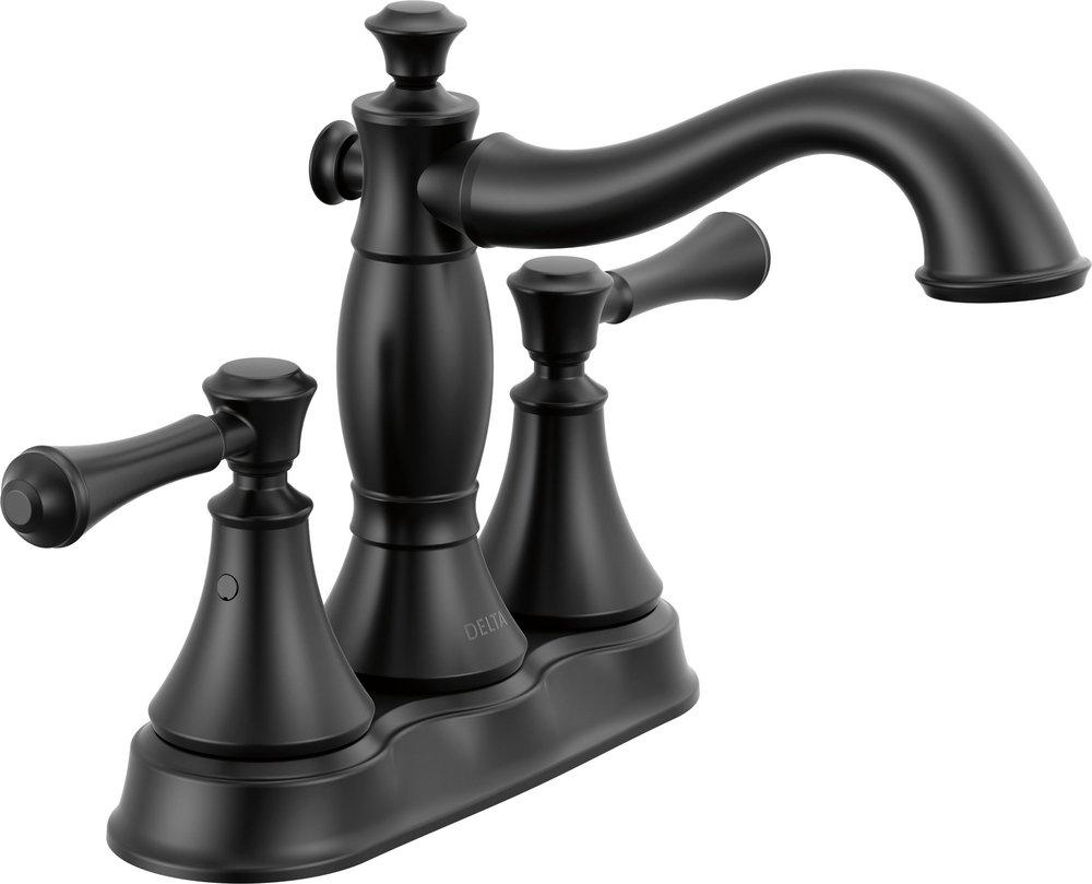 Delta Cassidy: Two Handle Centerset Bathroom Faucet 