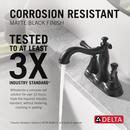 Delta Cassidy: Two Handle Centerset Bathroom Faucet 