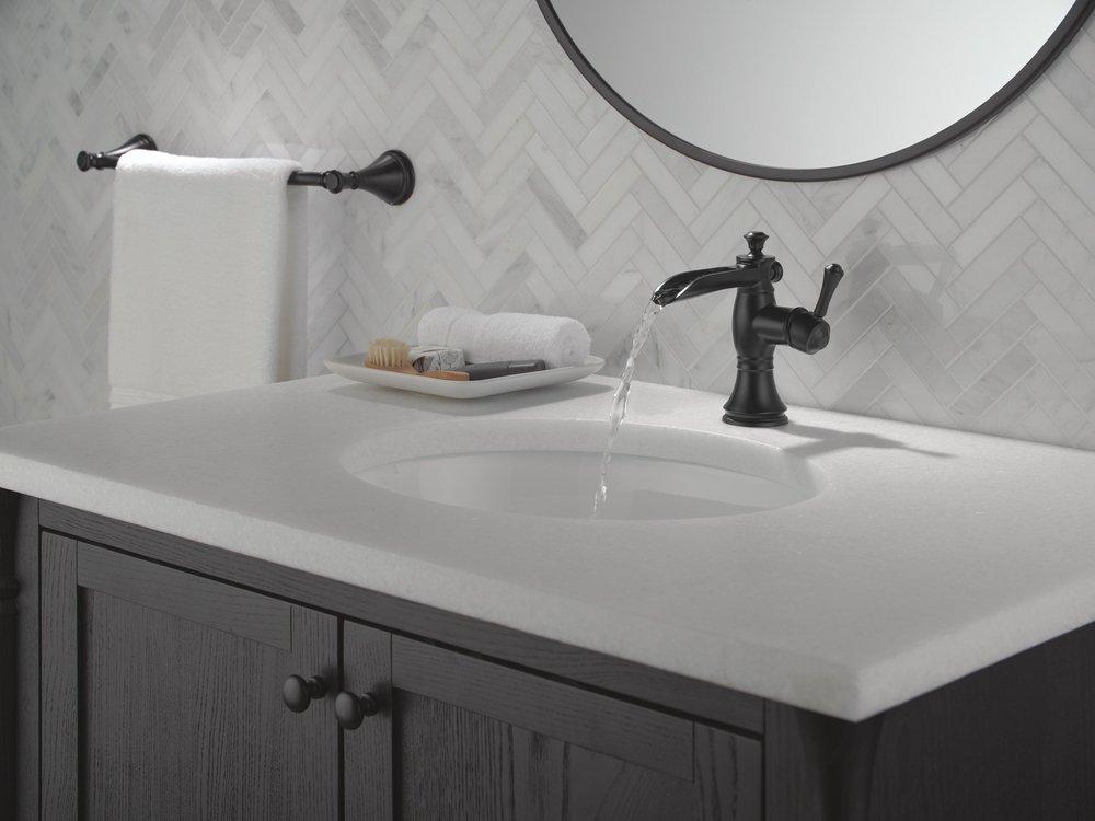 Delta Cassidy: Single Handle Bathroom Faucet 