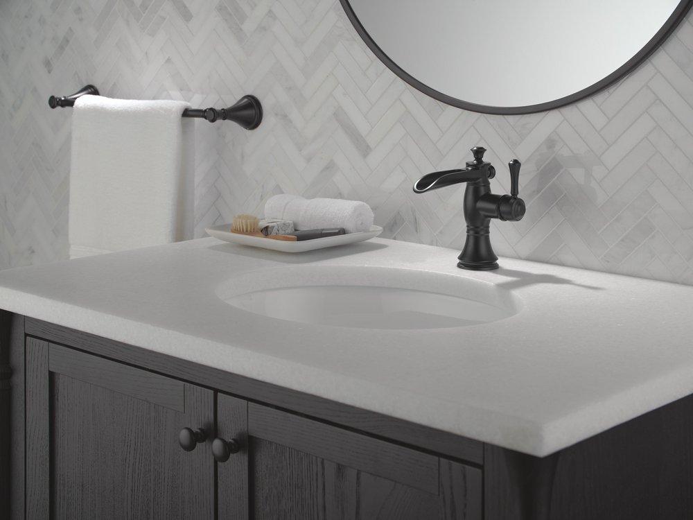 Delta Cassidy: Single Handle Bathroom Faucet 