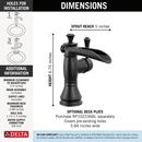 Delta Cassidy: Single Handle Bathroom Faucet 