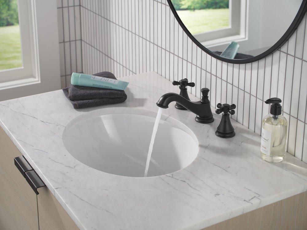 Delta Cassidy: Two Handle Widespread Bathroom Faucet 