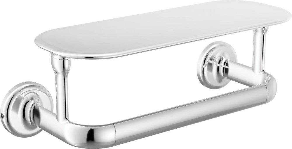 Delta Bonacci: 8" Towel Bar with Shelf 