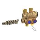 3/8 IN Lead Free Thermostatic Mixing Valve with Cross Sense Visual Indicator Adjustable 80-120 F 