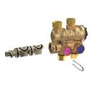 3/8 IN Lead Free Thermostatic Mixing Valve with Cross Sense Visual Indicator Adjustable 80-120 F