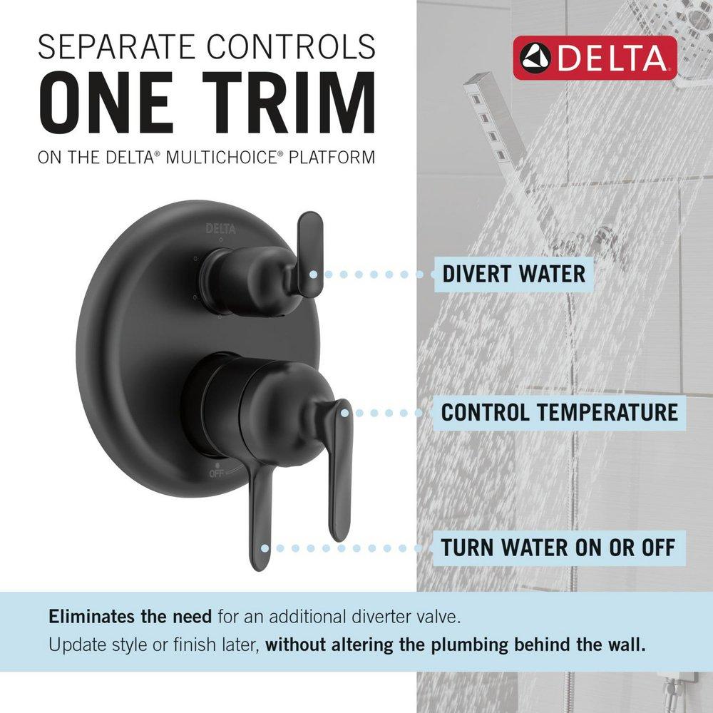Delta Bonacci: 17 Series 6-Setting Integrated Diverter Trim 
