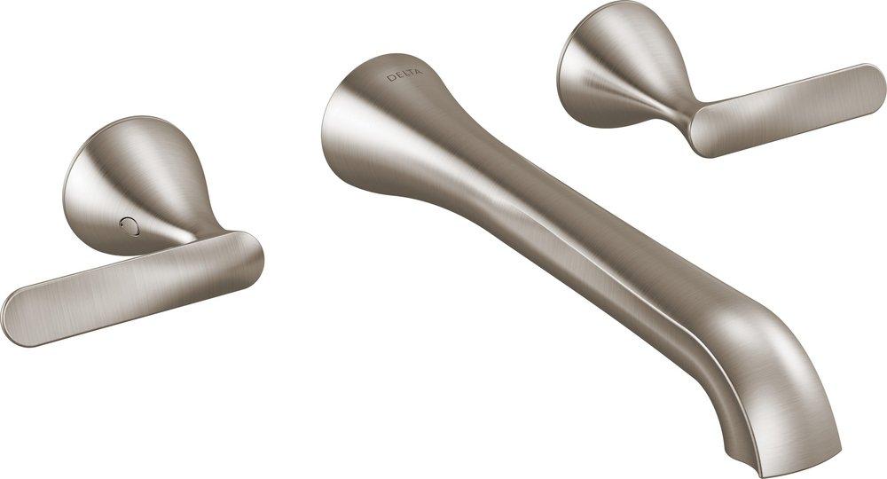 Delta Bonacci: Two Handle Wall Mount Bathroom Faucet 