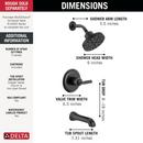 Delta Bonacci: 14 Series Tub Shower Trim 