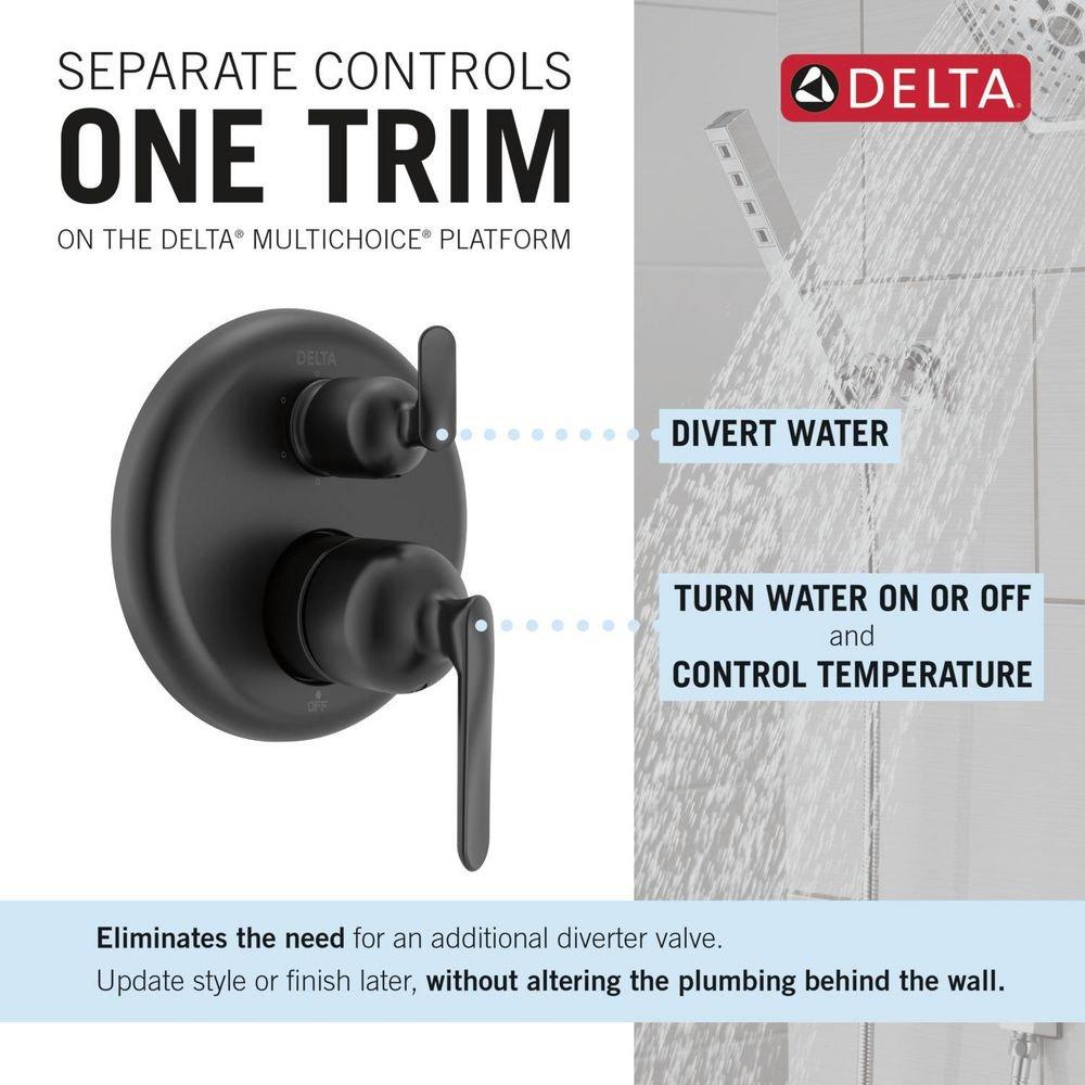 Delta Bonacci: 14 Series 6-Setting Integrated Diverter Trim 