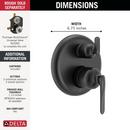 Delta Bonacci: 14 Series 6-Setting Integrated Diverter Trim 