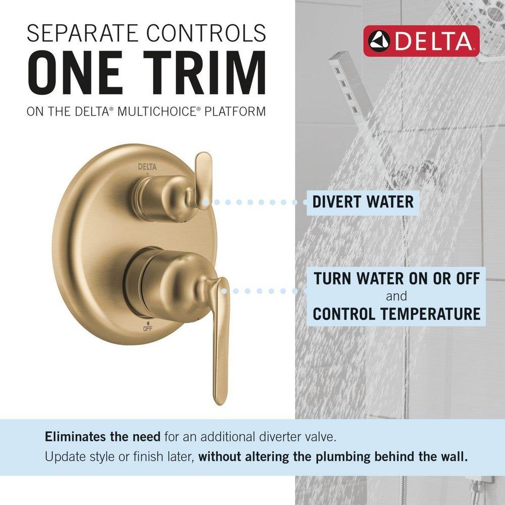 Delta Bonacci: 14 Series 3-Setting Integrated Diverter Trim 