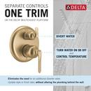 Delta Bonacci: 14 Series 3-Setting Integrated Diverter Trim 