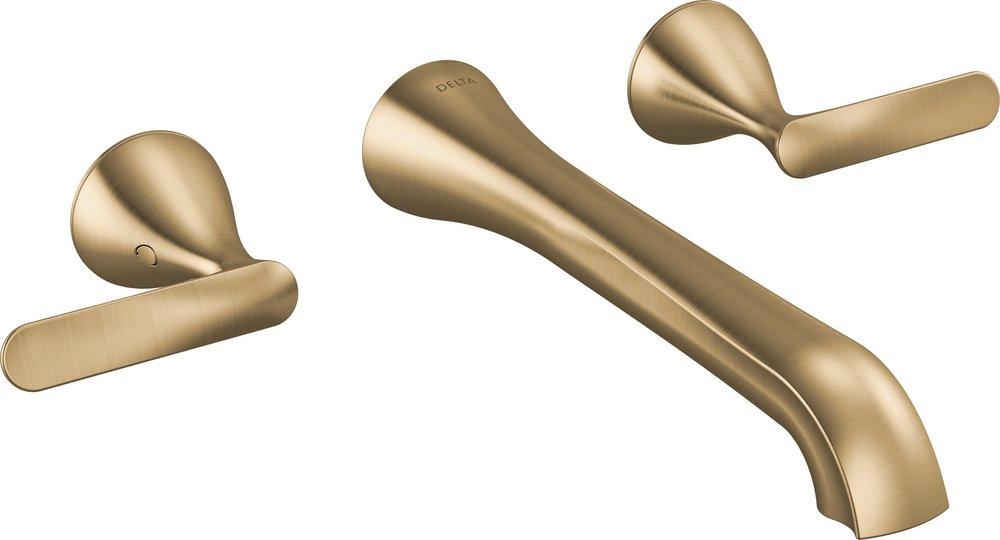 Delta Bonacci: Two Handle Wall Mount Bathroom Faucet 