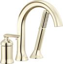 Delta Bonacci: Three Hole Roman Tub Trim with Hand Shower 