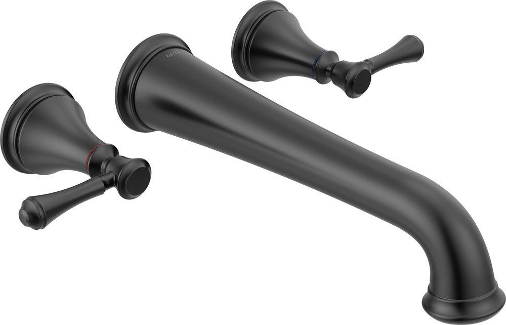 Delta Cassidy: Two Handle Wall Mount Tub Filler Trim 
