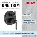 Delta Bonacci: 14 Series 3-Setting Integrated Diverter Trim 