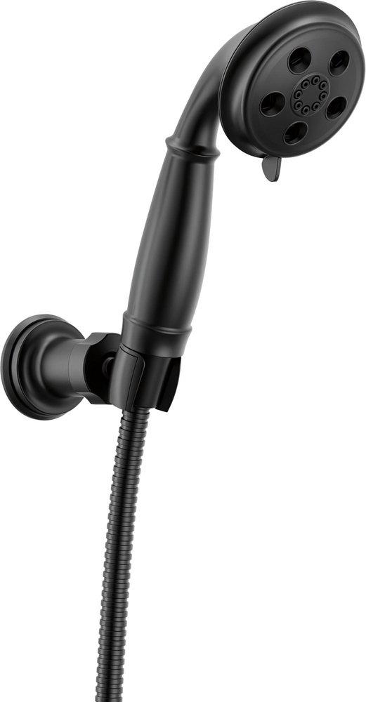 Delta Universal Showering Components: H2Okinetic 3-Setting Adjustable Wall Mount Hand Shower 