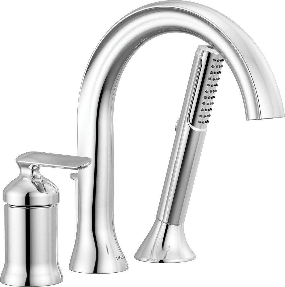 Delta Bonacci: Three Hole Roman Tub Trim with Hand Shower 