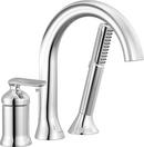 Delta Bonacci: Three Hole Roman Tub Trim with Hand Shower 