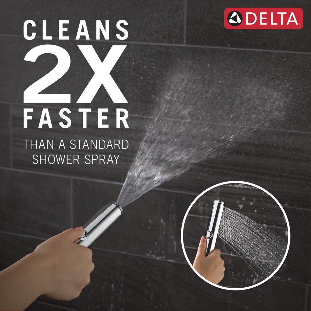 Delta Bonacci: Three Hole Roman Tub Trim with Hand Shower 