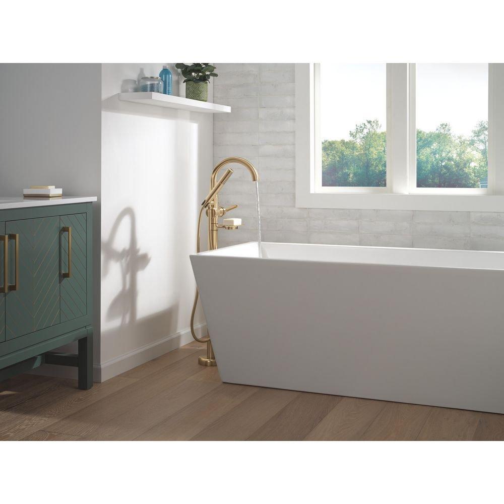 Delta Bonacci: Floor Mount Tub Filler Trim 